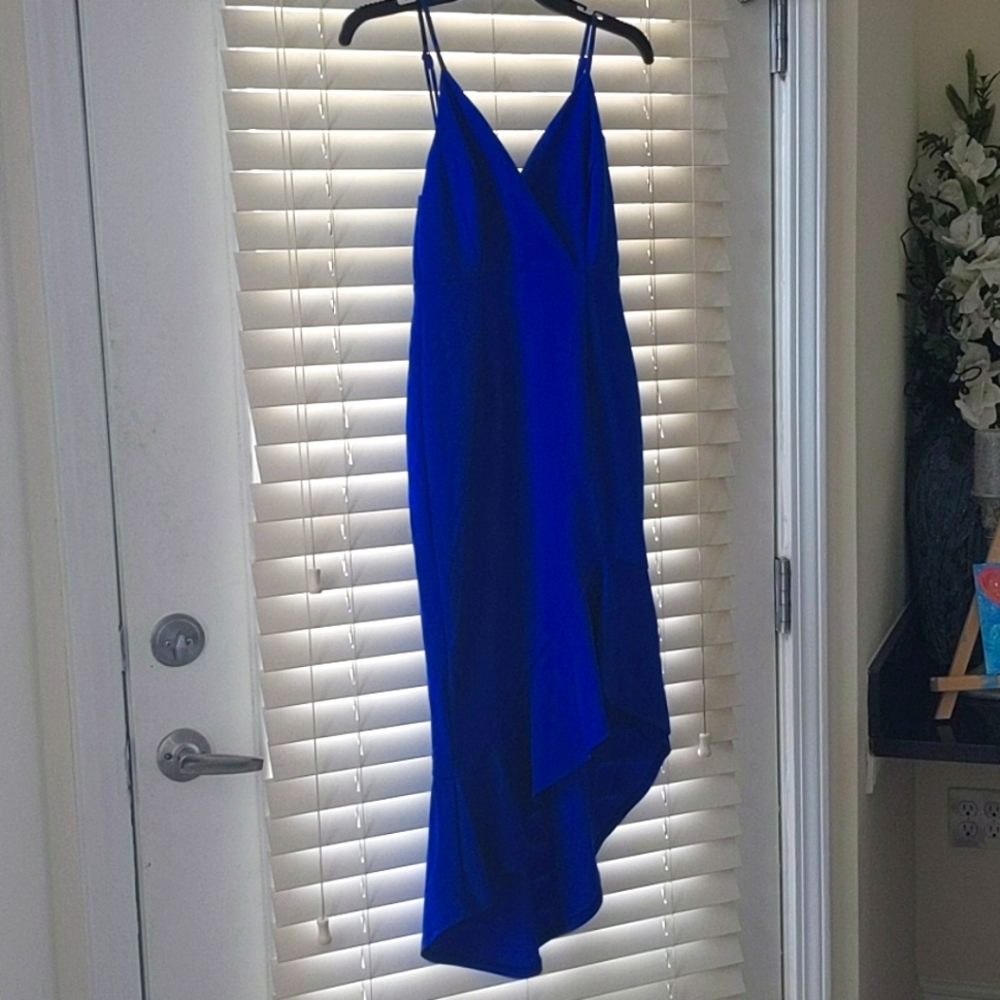 Royal blue dress